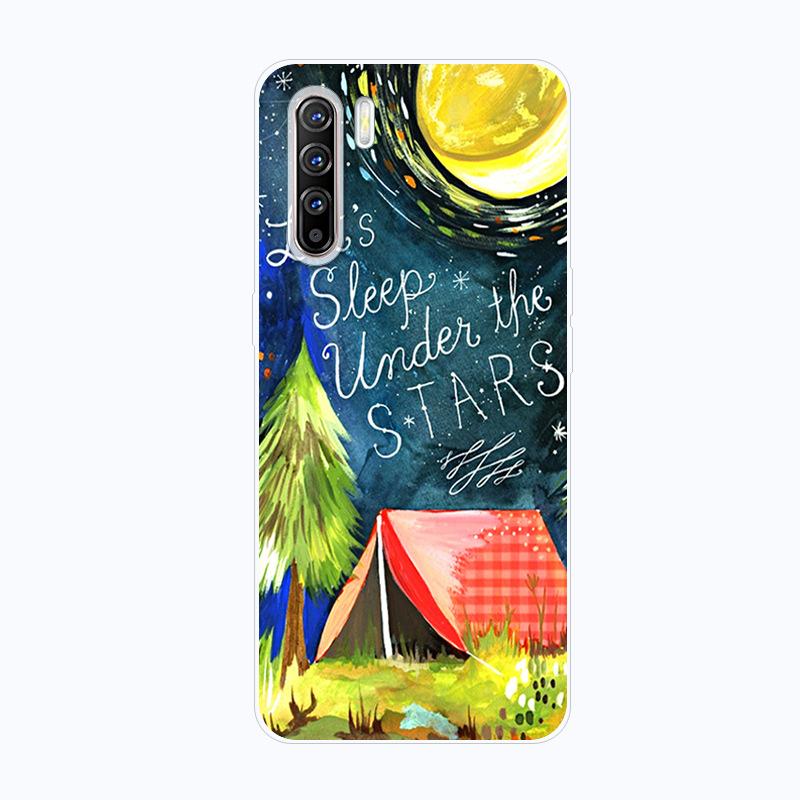 For OPPO Find X2 Neo Case Shockproof Soft silicone TPU Back Cover For OPPO FindX2 Neo Phone Cases Find X2 Lite Case Cute Cartoon