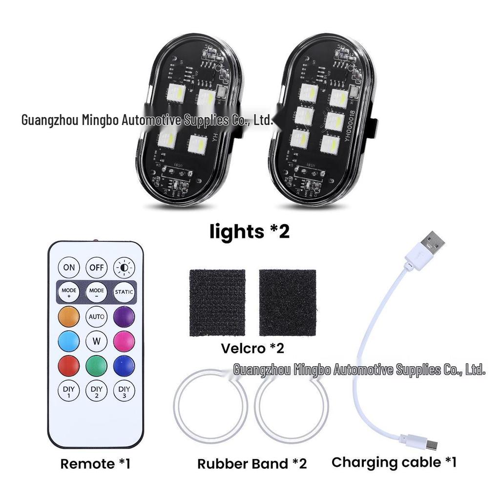 Cross Motorcycle Wireless Airplane Navigation Light - Universal Slow Flashing Light