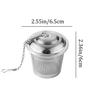 1-3pcs Tea Spice Strainer Seasoning Ball Mesh Herbal Ball Stainlesss Steel Teakettle Locking Tea Filter Reusable Diameter 4.5cm