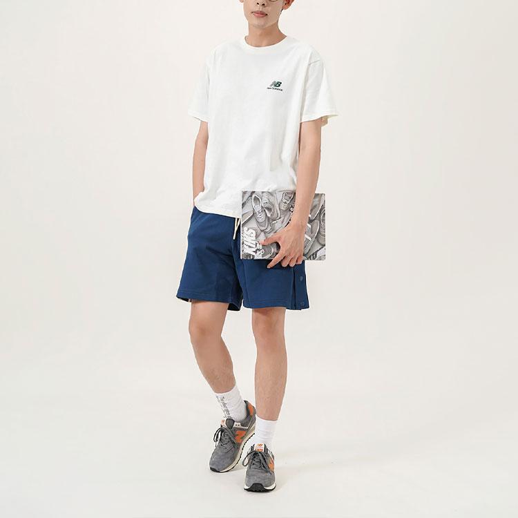 New Balance T Shirt Men's Beige AMT22397-IV