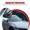 1 Pair Front Windshield Wiper Side Cowl Extension Trim Cover For Honda Civic 2022 2023 2024 2025 73155-T20-A01 73165-T20-A01