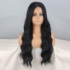 LISI HAIR Kvinner Lang Bølget Naturlig Svart Blonde Frontparykk Uten smell Syntetisk fiber Vannbølge Daglig slitasje Cosplayparykk