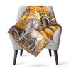 Unicorn Under The Tree Customize Your Name Blanket Used For Chair Office Sofa Bed Camping Soft And Warm Giving Friends And Relatives Birthday