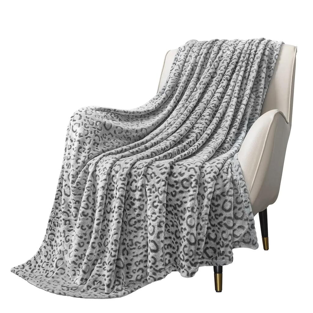 Black White Zebra Flannel Fleece Throw Blanket  Fuzzy Soft Lightweight Warm Cozy for Couch  Bed