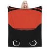 Retro Vintage Art Cute Cats  Plush Blankets Child  Flannel Throw Blanket For Bedroom Warm Soft Custom Quality Bedspread