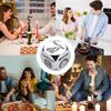 1/2/3Pcs Food Decision Dice Creative Food Decision Maker Stainless Steel Couples Food Decider Valentines Gifts for Women Men