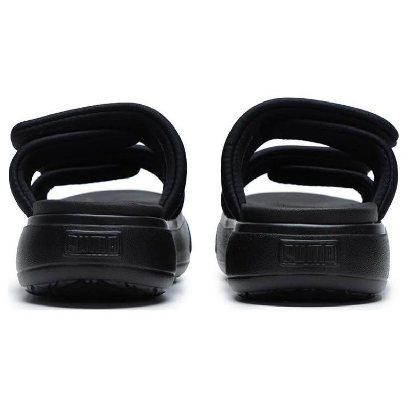 PUMA Women Comfort Wear-resistant Silent Slide Slippers Black 399450-02