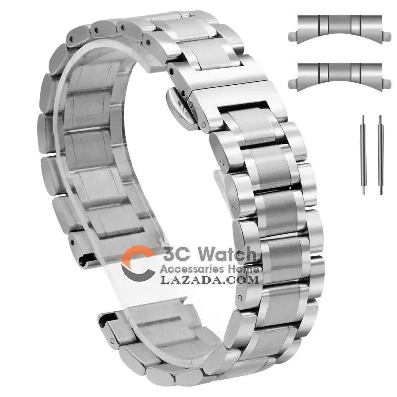 Uhrenarmband Edelstahlband Uhrenarmband Metallarmband 12mm 14mm 16mm 18mm 20mm 22mm 24mm Größe Breite Für Samsung Uhr Band