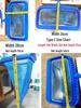 Reinforced Deep Water Skimmer: Pool & Fish Pond Leaf & Debris Cleaning Net
