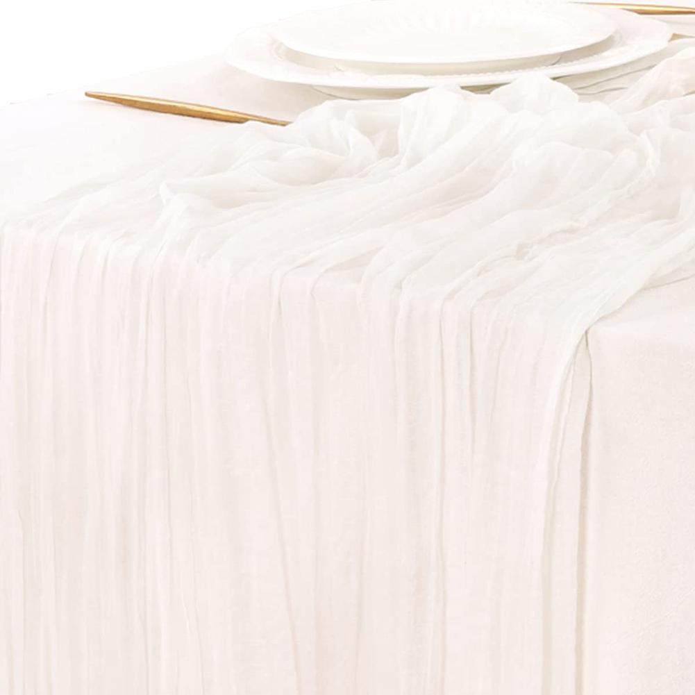 

90X300 см зеленая марлевая дорожка для стола, салфетка для сыра, шалфейно-зеленый декор стола, деревенский стиль, бохо, свадебная вечеринка, прочный, высокий, качественный светло-серый