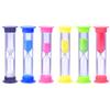 Sablier coloré 6 pièces Sablier Horloge de sable 30 secondes à 10 minutes Chronométrage précis pour les jeux de cuisine Entraînements