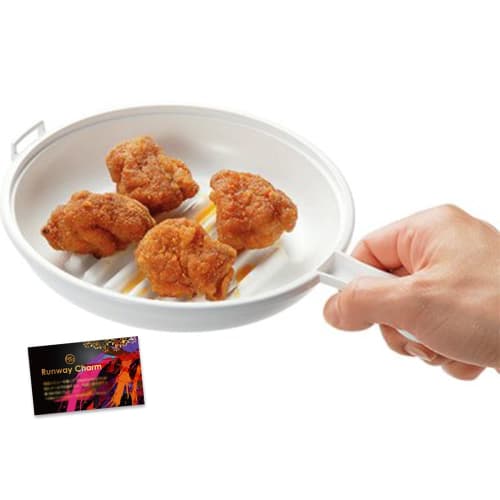 NEIGHBOR CLOWN Microwave Fried Chicken [Make Fried Chicken In the Microwave] Microwave Cookware, Time-Saving Cooker, Made In Japan, Includes RC Sticke