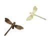 Retro Dragonfly Shape Cabinet Drawer Knobs Vintage Metal Furniture Handles For Wardrobe Closet Drawer Hardware Decor