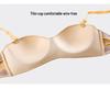 Women's Seamless Adjustable Strapless Marshmallow Bra - Wire-Free, Anti-Slip, Side Support