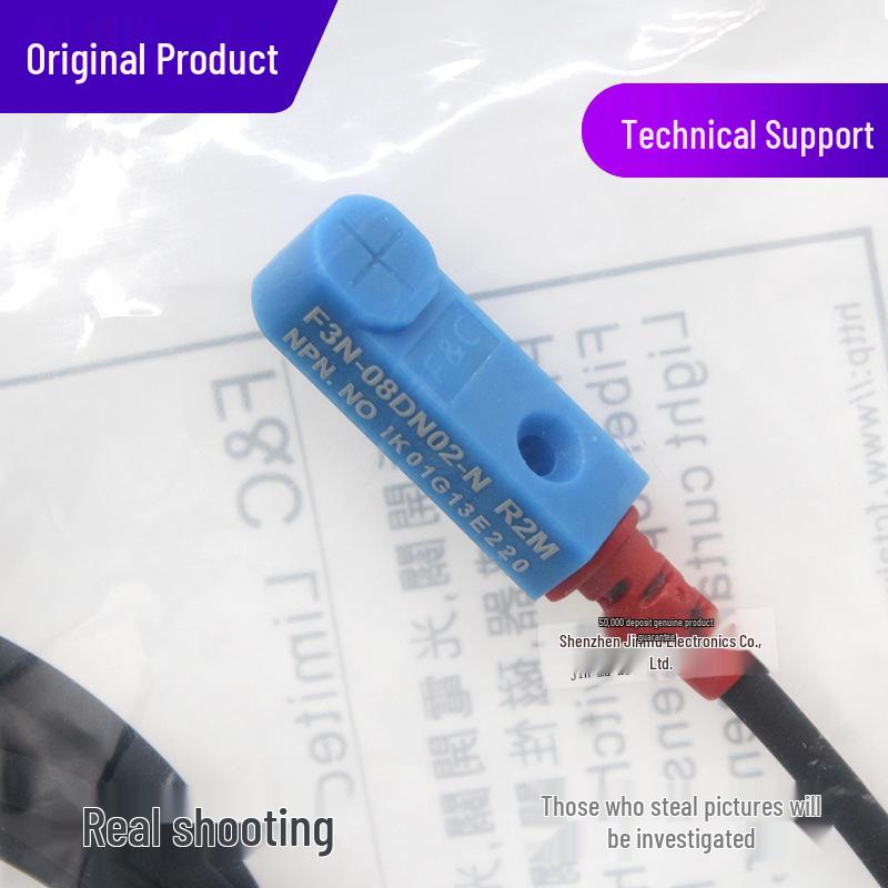 JZ Proximity Sensor F3N-08DN02-N: DC 3-Wire NPN, Normally Open