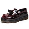 Women's leather low-top color-changing red small leather shoes Women's fashion student round head break