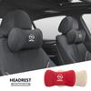 Autositz Kopfstütze Wildleder Nackenkissen Kopfpolster für Astra Grandland Corsa Mokka Frontera Insignia Zafira Vivaro Karl
