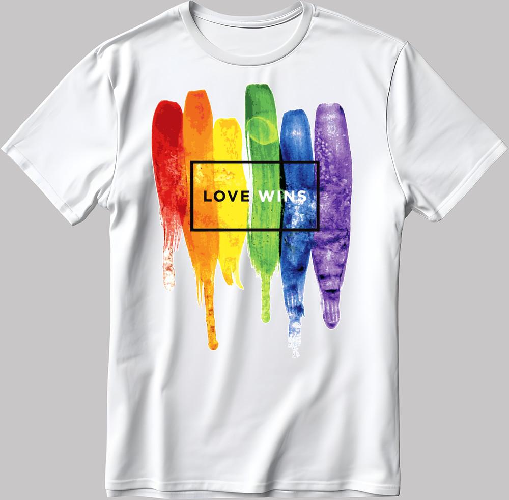 Pride LGBT Love Is Love Short Sleeve Men / Women T Shirt K087