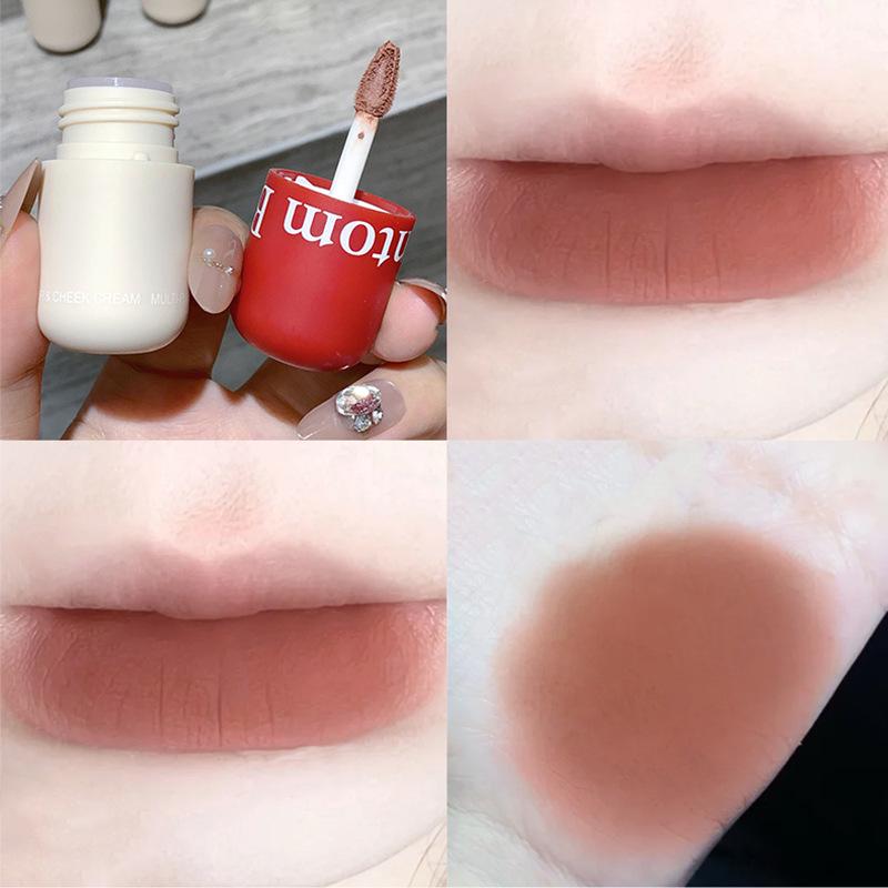 Phantom Bear Multi-Use Cream: Long-Lasting Matte Velvet Lip Glaze