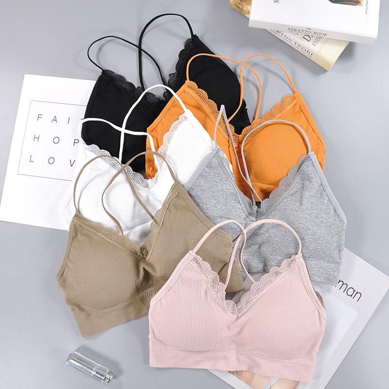 Bezšvové tenké ramienka Cross Beauty Back Lace Edge Beauty Back Yoga Sports Bra