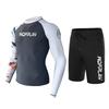 Mens UV Protection Rash Guard Set Quick-Dry Dive Suit Surfing Snorkeling Swimming Water Sports