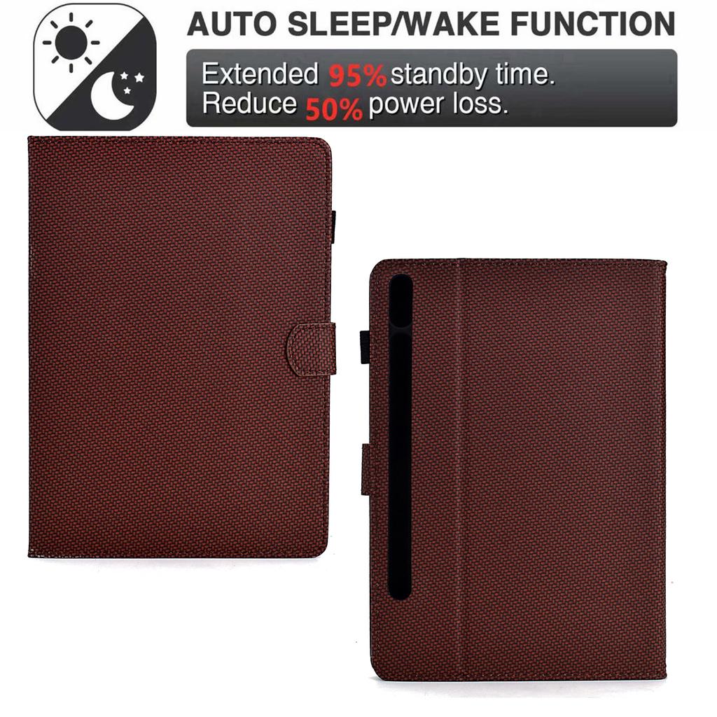 For Samsung Galaxy Tab S9 FE/S9 Case PU Leather Tablet Cover Auto Wake/Sleep