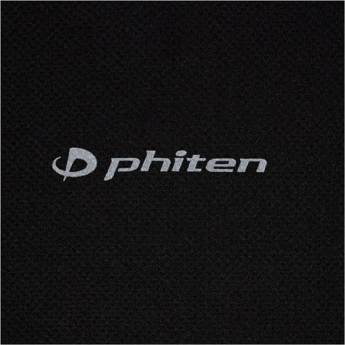 BONFORM Phiten Aqua Titanium Cushion Waist Hold Type 38 x 18cm Black Memory Foam Support Cushion Waist Pad for Lower Back Pain and Fatigue phiten 5815