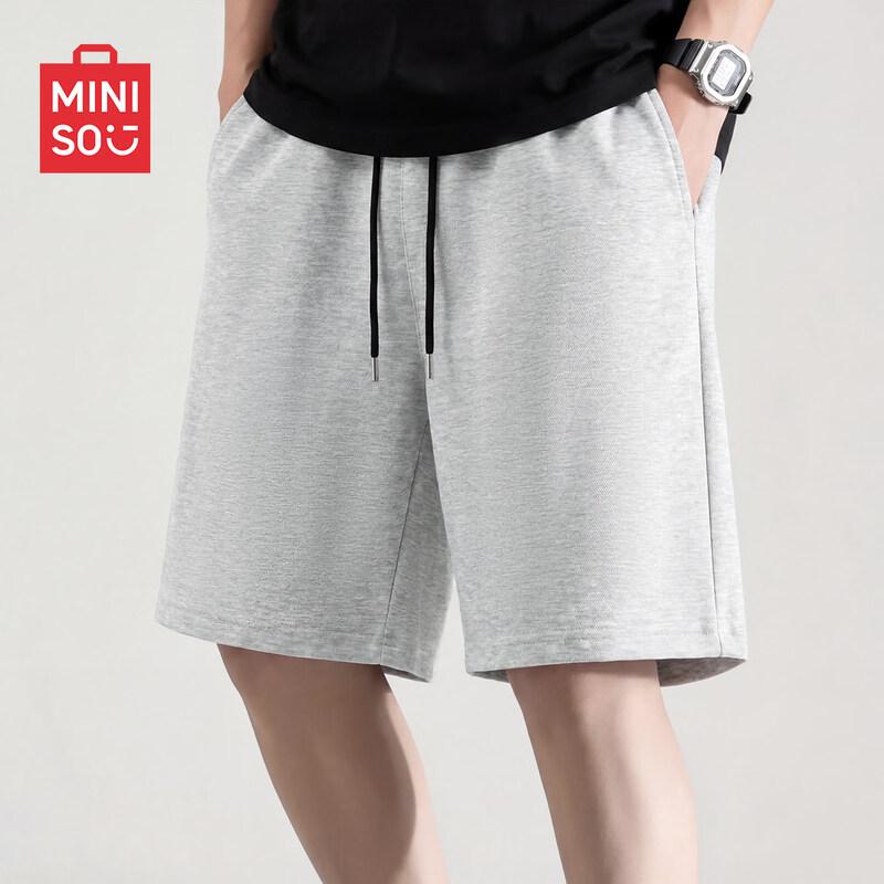 MINISO Men s Cotton Casual Sport Shorts L