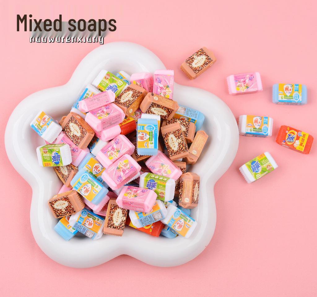 

Miniature Food Simulation Toy Plates & Accessories: DIY Resin Cream Glue, Pretend Play, Fridge Magnet Materials, Small Ornaments