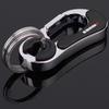 Omeida Pánská pevná kovová klíčenka s dvojitými kroužky