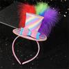 Sparkling Little Top Hat Hairband With Glittering Sequined For Girl Birthday Party Costume DressingUp Accessories