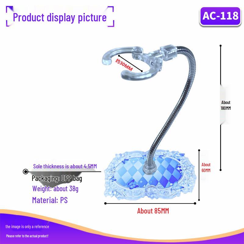 BJD Compatible 12"/8"/6" Telescopic Adjustable Doll Stand