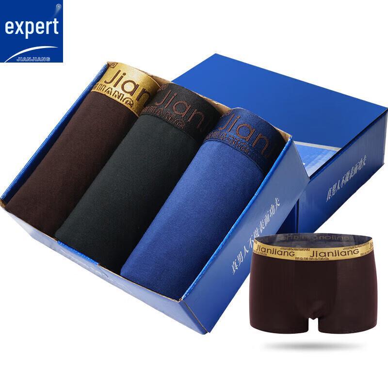 

Мужские модальные боксеры-брифы Jianjiang - 3 штуки L (165/85)