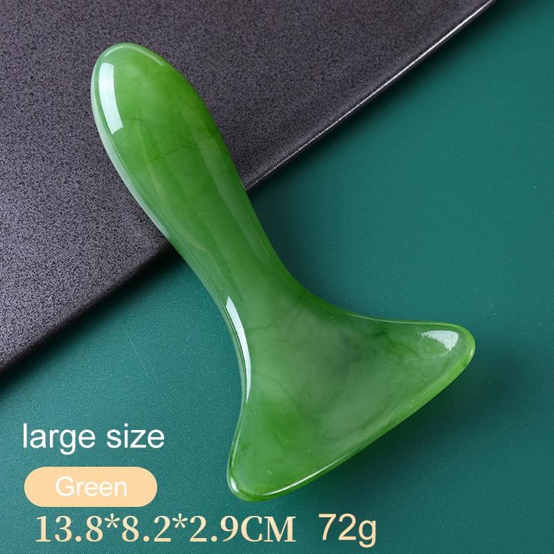 Resin Massager Scraping Arc Shovel Cervical Plate For Shoulder Leg Back Face Neck Skin Lifting Wrinkle Remover Beauty Care