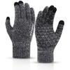 Knitted Wool Plush Touchscreen Cycling Gloves - Warm, Non-Slip, Breathable, Windproof, and Wear-Resistant for Winter Outdoor Use
