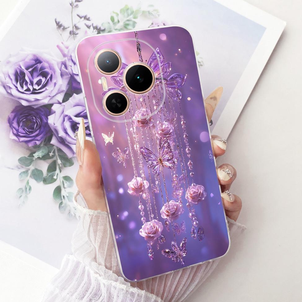 Case For Honor Power 5G Cover DVD-AN00 Transparent Fashion Butterfly Cute Cat Cool Painted Soft Phone Casing For Honor Power 5G