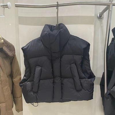 Plus Size Women's Short Down Cotton Vest - Autumn/Winter Korean Style Trendy Loose Fit