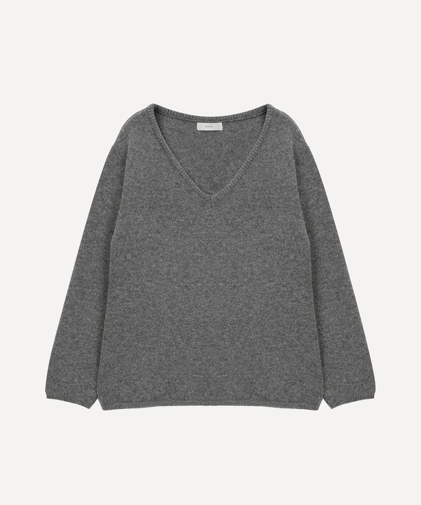 Daenkeudieo Deep Line Wool Knit - Gray
