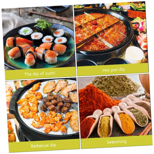 Cabilock 200-Piece Disposable Thick Round Sauce Dishes, Condiment Trays for Mustard, Disposable Sauce Dishes, and Dipping Bowls for Parties and BBQs