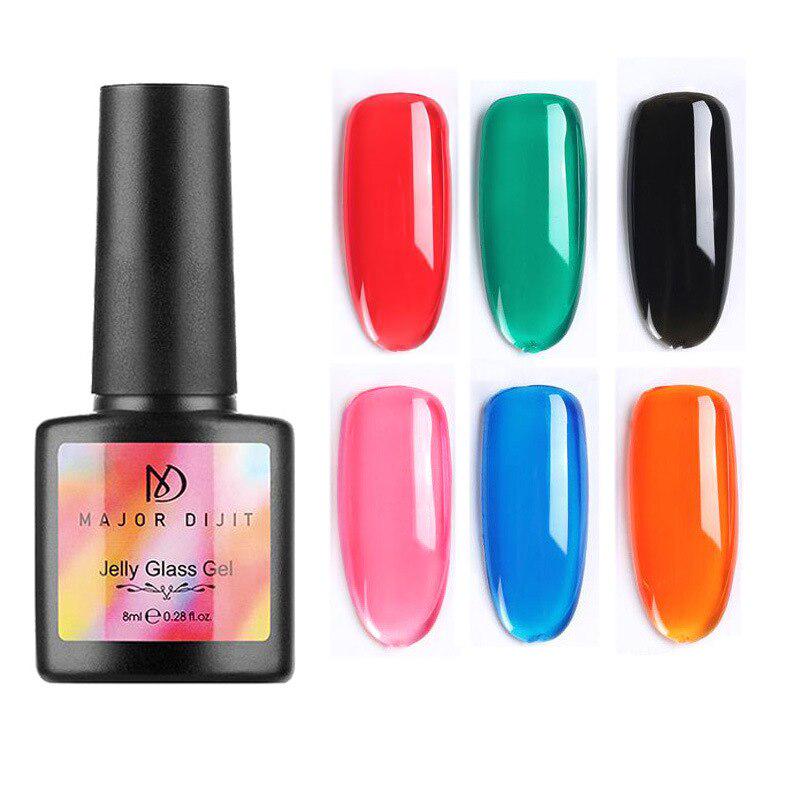 Buy Jelly Nails Glass Candy Nails Summer Attribute Translucent Neon