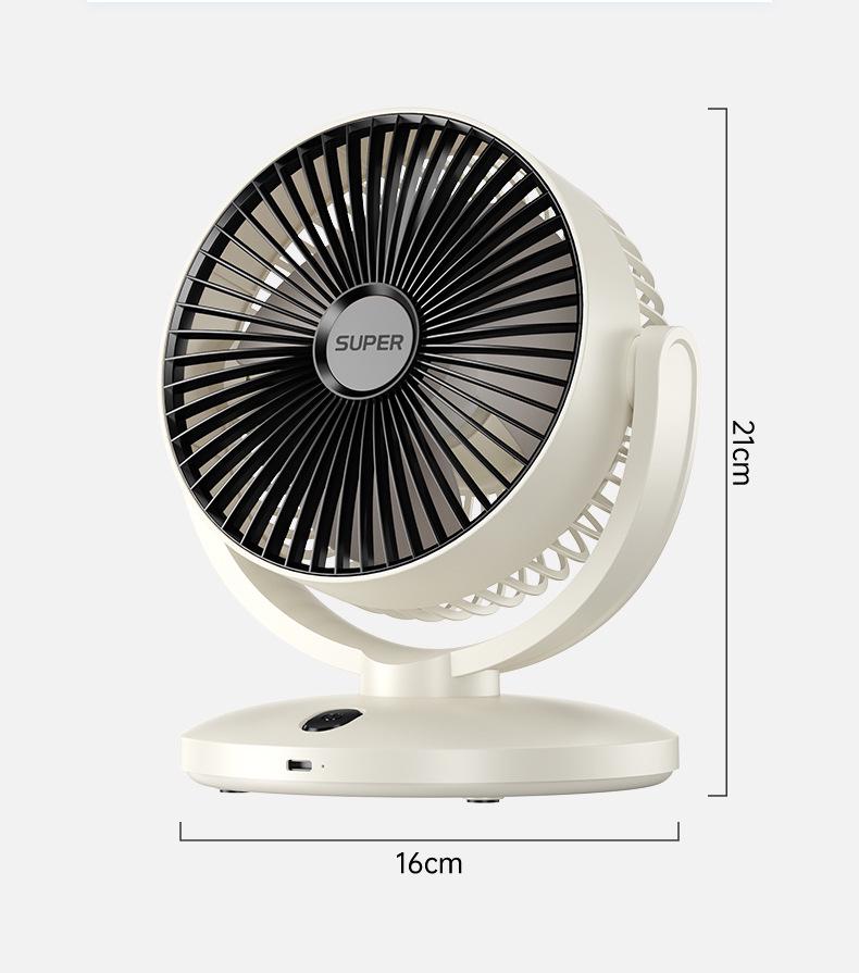 Silent Dual-Use USB Charging Fan for Efficient Air Circulation