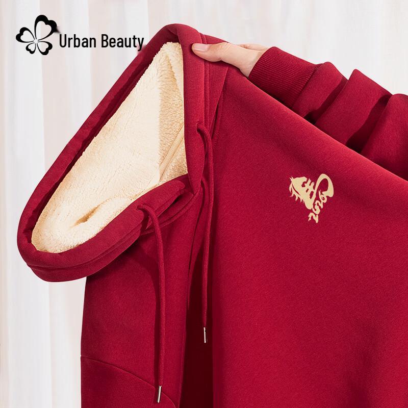 Women's Loose Hooded Fleece Sweatshirt - Year of the Horse