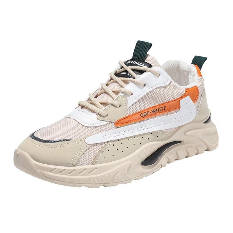 Nové jarní ležérní boty Pohodlné prodyšné běžecké boty Živé vysílání Sportovní obuv Mládežnická trendy pánská obuv