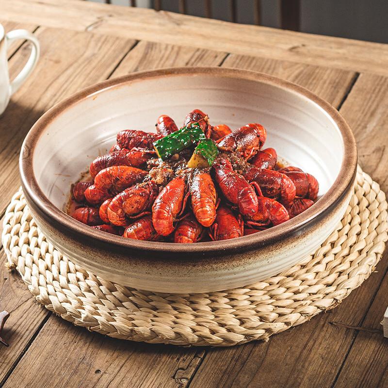 Japanese Style Ceramic 10-inch Serving Bowl