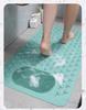 Non-Slip PVC Bathroom Mat with Suction Cups for Shower, Toilet, and Entrance