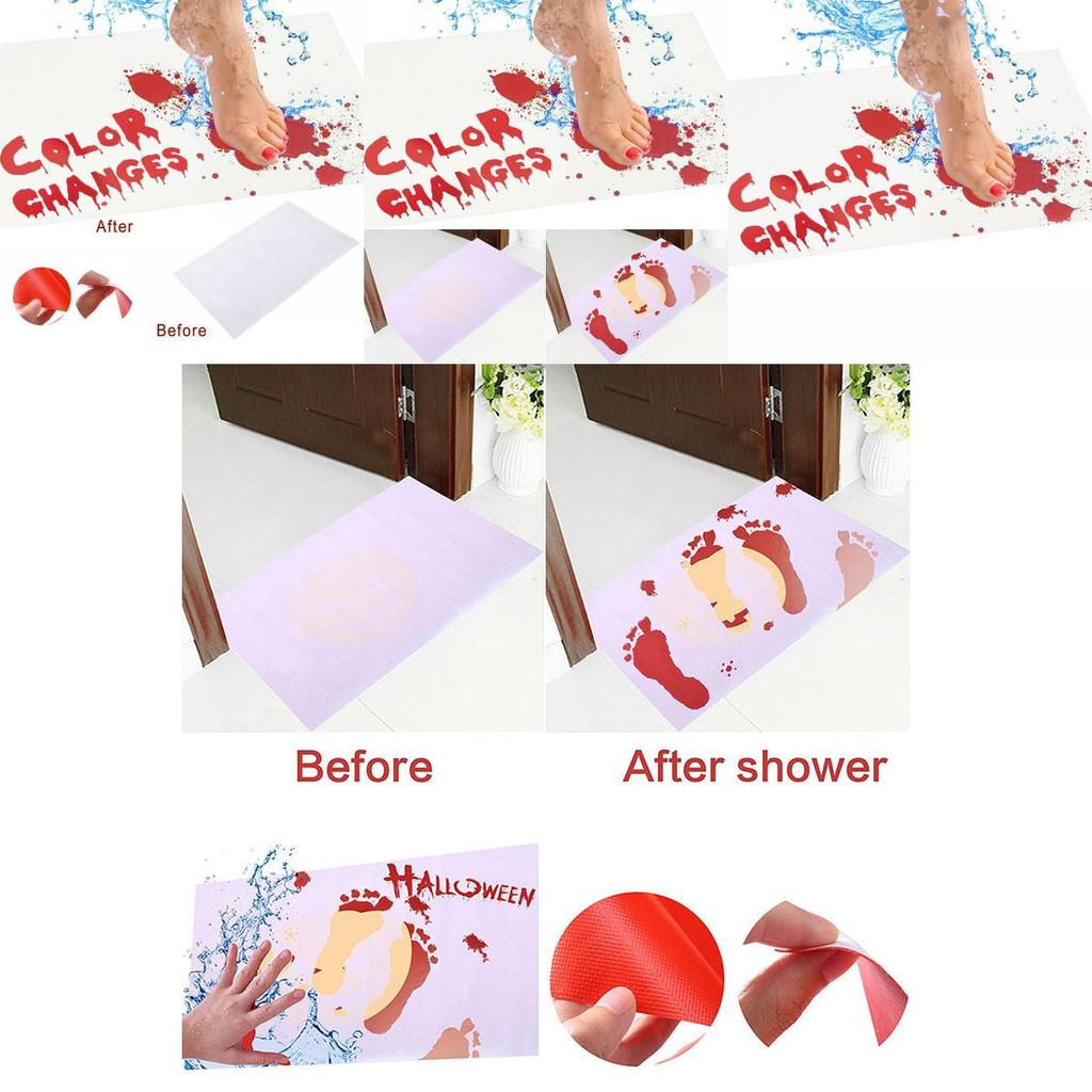 Geschenk Halloween 2019 Blutbad Duschmatte Teppich Kissen Schreckliche Bodenmatte