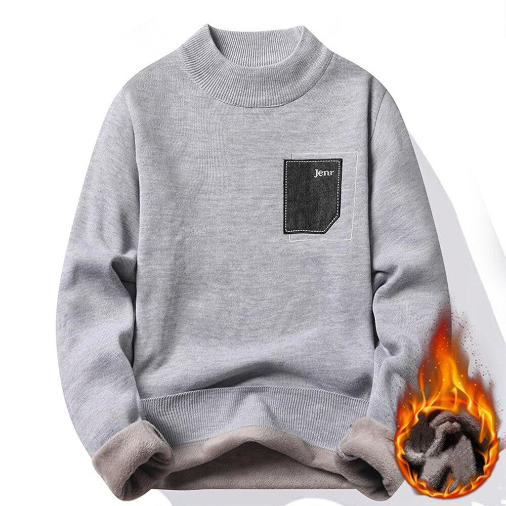 Pulovere noi de iarnă pentru bărbați cu gât roșu