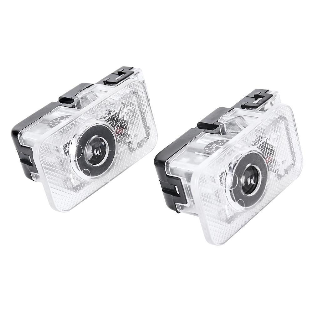 2X For Volvo S60 S80 S90 V60 V40 XC60 XC90 XC40 LED Car Door Welcome Ghost Shadow Logo Projector Light Interior Auto Accessories