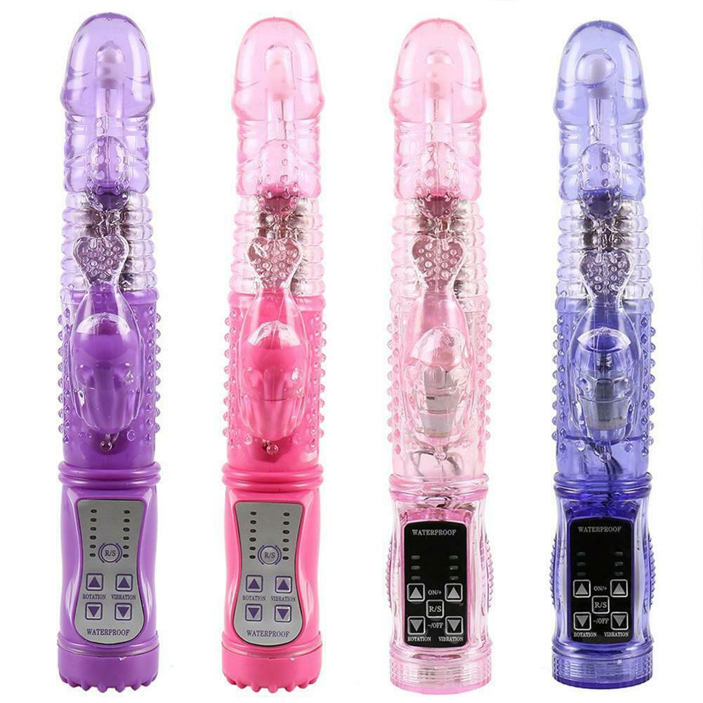 Rabbit Sex Tool Vibrating Retractable Vibrator for Women Rotation Dildo G Spot Sex Toy