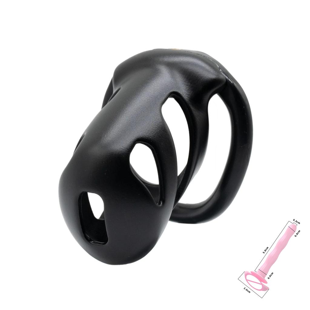 Men'S Heart-Shaped Chastity Cage With Embedded Invisible Small Lock Core Penis Lock Sissy Chastity Belt Bdsm Gay Sex Toy For Men
